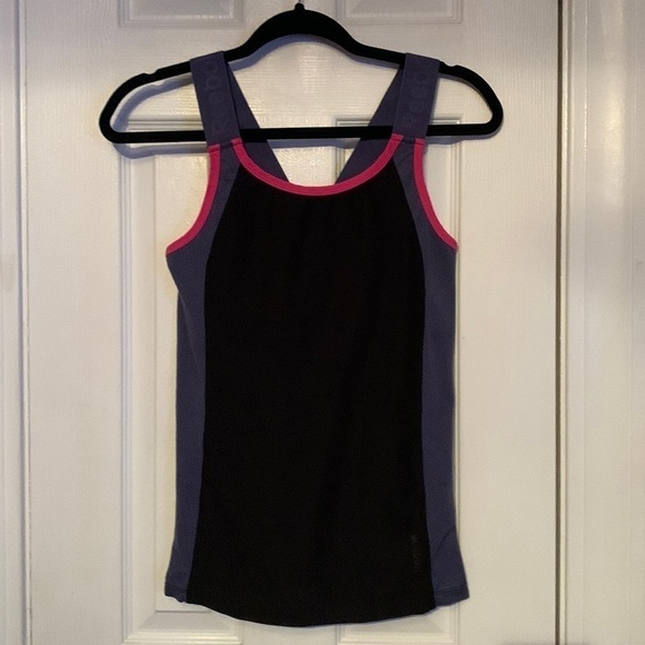 Reebok Athletic Blue & Black Tank Top Size M - Picture 1 of 7